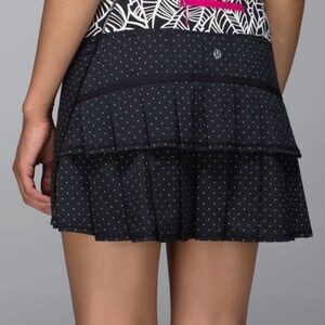 lululemon athletica Black Skater Mini Skirt